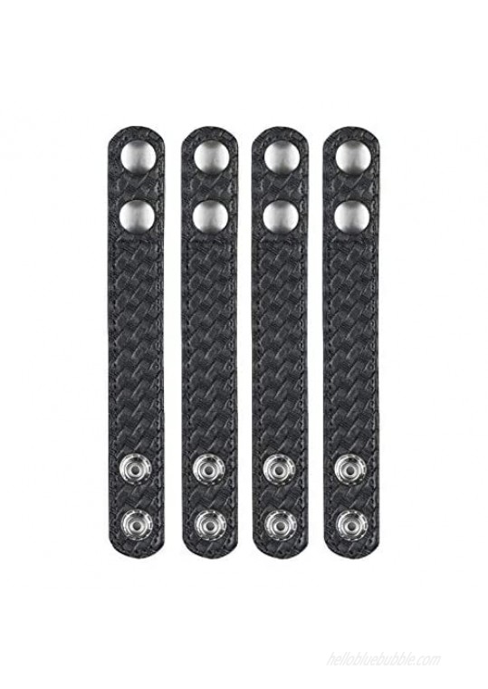 Bianchi AccuMold Elite 4-Pack 7906 Chrome Snap Belt Keepers
