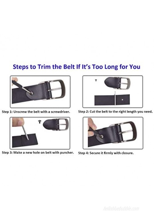 Womens Leather Belts for Jeans Vonsely Women Leather Waist Belts for Pants