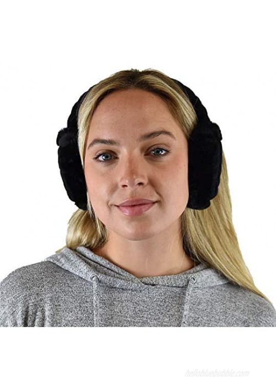 C.C Soft Winter Warm Adjustable Headband Ear Warmer Earmuffs