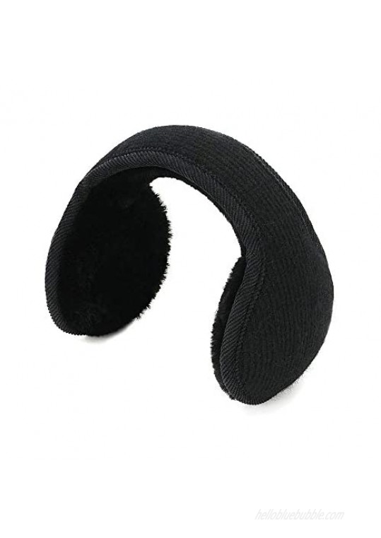 Durio Earmuffs for Women Knit Fuzzy Earmuffs Fur Womens Ear Muffs Warm Ear Warmers for Winter Women Fluffy Earmuffs