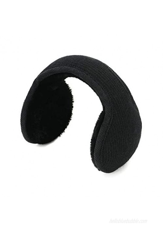Earmuffs for Women Cozy Warm Winter Ear Muffs Cable knit Foldable Ear Muffs