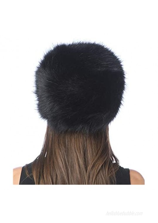 Lucky Leaf Women Men Winter Fur Cossack Cap Thick Russian Hat Warm Soft Earmuff