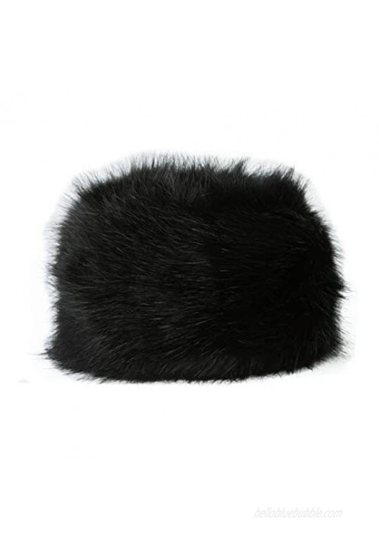 Lucky Leaf Women Men Winter Fur Cossack Cap Thick Russian Hat Warm Soft Earmuff