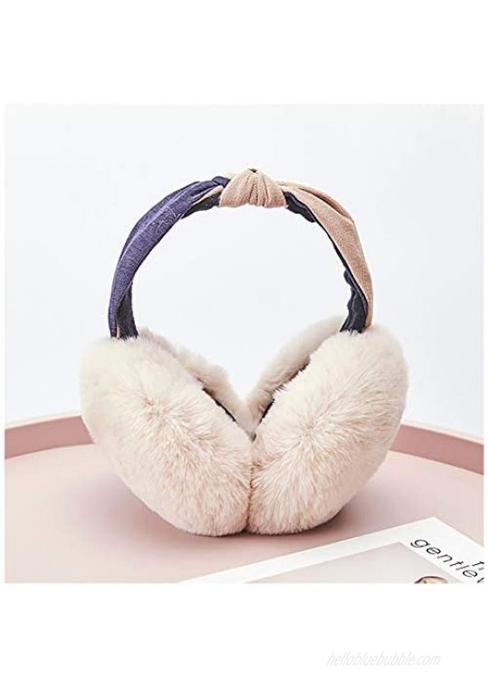 Radish Stars Women's Foldable Winter Ear Warmers Cute Outdoor Earmuffs Earlap Warm Ear Protection