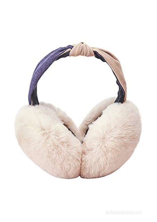 Radish Stars Women's Foldable Winter Ear Warmers Cute Outdoor Earmuffs Earlap Warm Ear Protection
