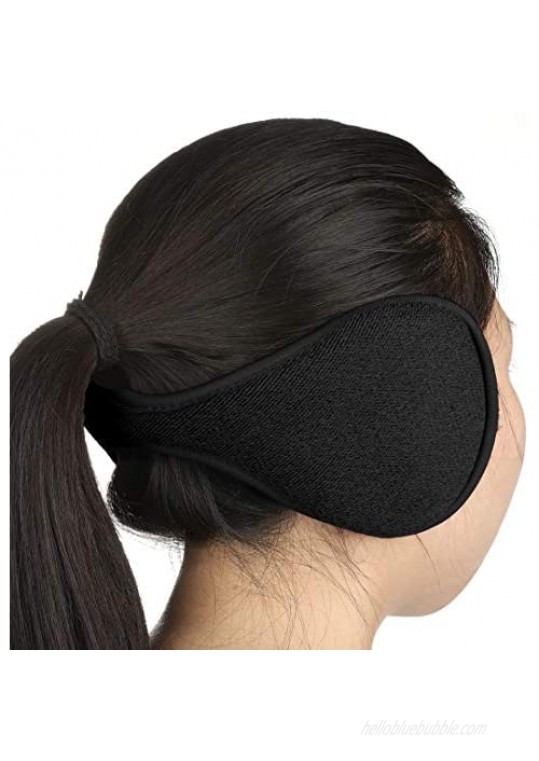 uxcell Outdoor Activities Winter Soft Warm Ear Earmuffs Wrap for Men Women