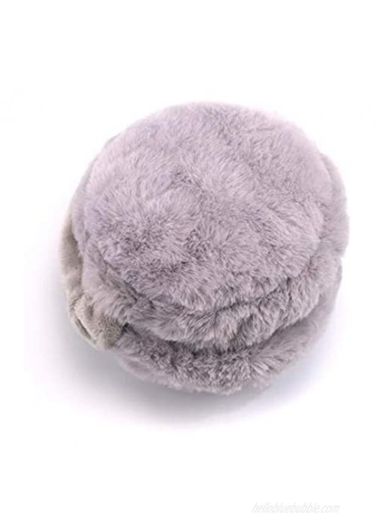 Winter Cute Creative Burger Earmuffs Fluffy Headband Faux Fur Outdoor Earmuffs