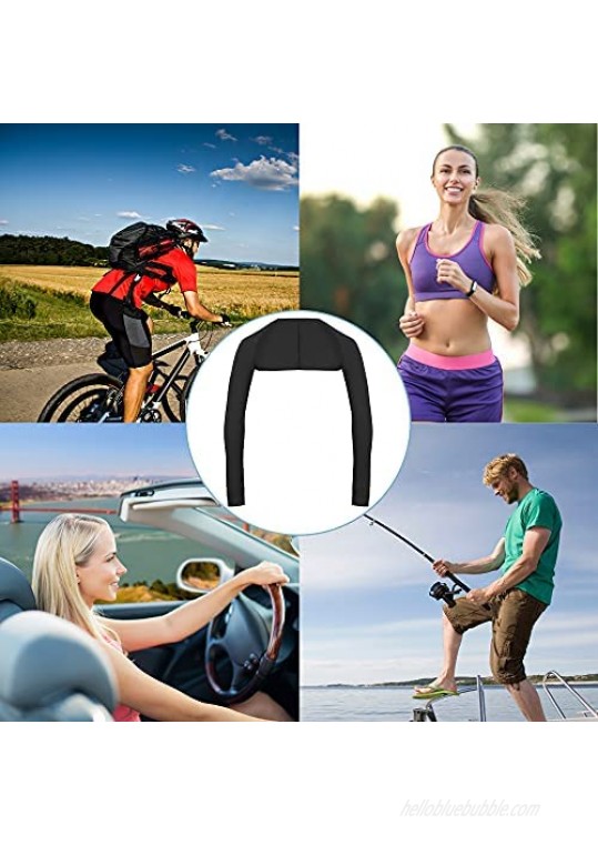 5 Packs Cooling Shawl Arm Sleeves UV Protection Shrug With Finger Hole For Men Women Cycling Running Golfing Camping Riding Outdoor Activities