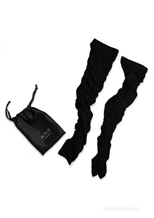 Alta 8 Fashion Arm Sleeves & Warmers for Women Cover Arms or Tattoos Long Fingerless Gloves Accessorize Ethical Clothing
