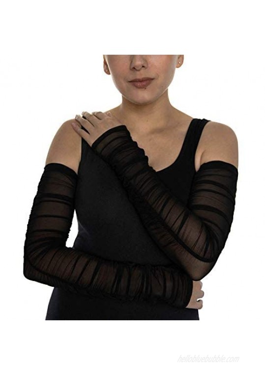 Alta 8 Fashion Arm Sleeves & Warmers for Women Cover Arms or Tattoos Long Fingerless Gloves Accessorize Ethical Clothing