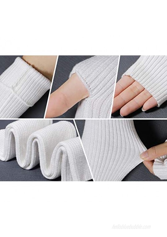 Bellady Women Knit Soft Fingerless Gloves Arm Warmers Extra Long Gloves