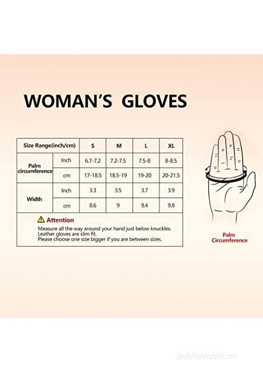 GSG Women Fingerless Geniune Leather Gloves Punk Half Finger Driving Unlined Gloves Pattern Cosplay
