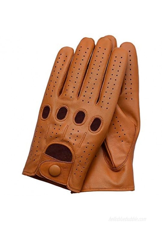 Riparo Women's Unlined Leather Driving and Riding Gloves