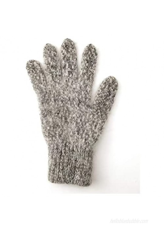 Tourmania Women's Wool Gloves for Cold Weather Gray Small / Medium