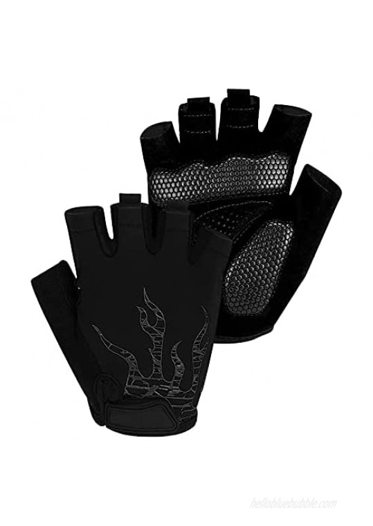 Voroar Cycling Gloves  Half Finger Mountain Bike Gloves with Shock-Absorbing Gel Pad for Men and Women