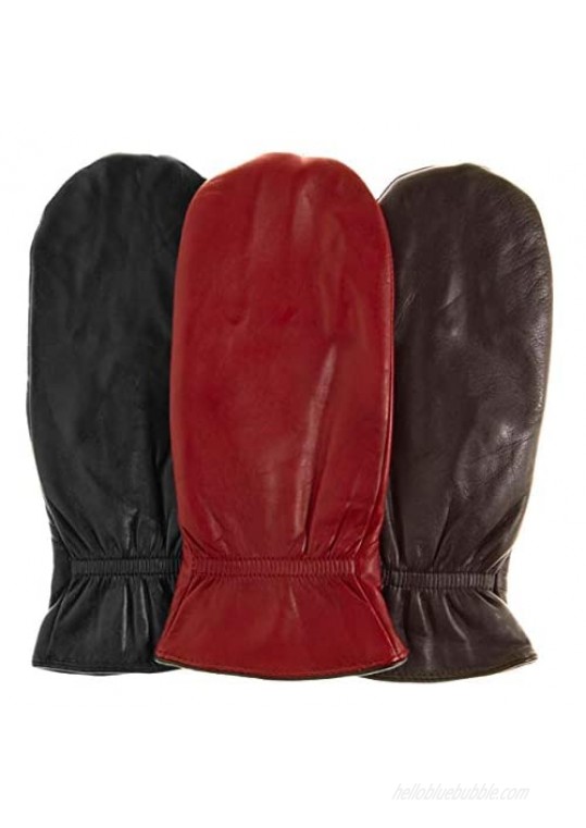 Breckenridge Women’s Leather Mittens with Finger Liners by Pratt and Hart