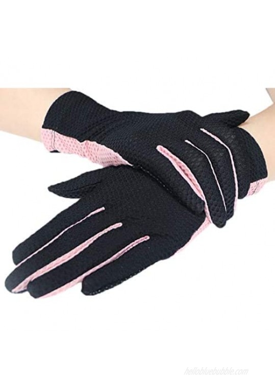 Sport Gloves Polyester Quick-drying Non-slip Sunblock UV Protection Sunscreen Driving Gloves