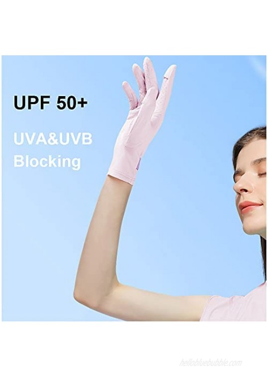 Unisex UPF 50+ Summer UV Protection Non-slip Cycling Gloves