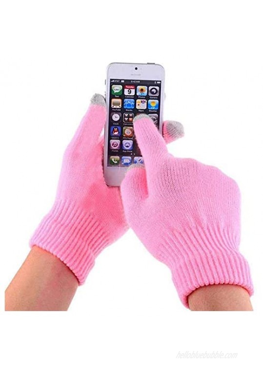Winter Gloves Touchscreen Texting Warm Touch Screen Running Sports knit Gloves  for Man and Woman