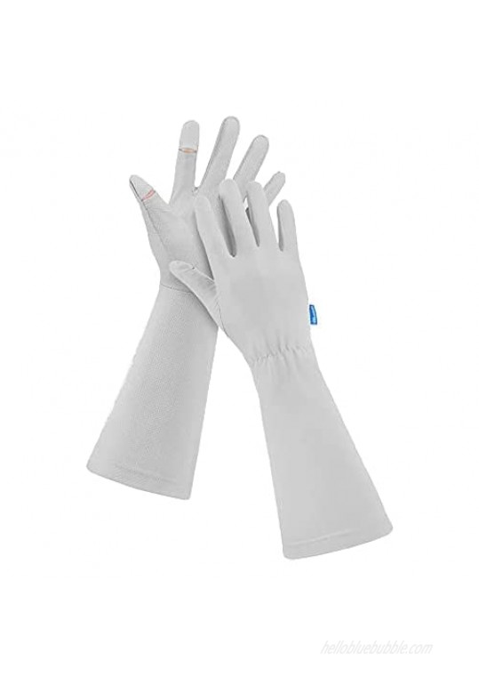 Women's UPF 50+ Summer UV Protection Long Sun Gloves
