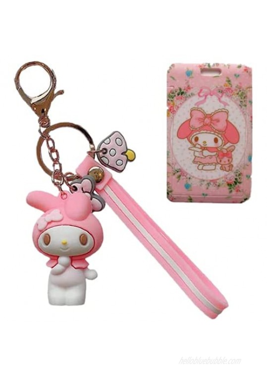 Kerr's Choice My Melody Keychain My Melody Figure My Melody Key Chain My Melody Sanrio Cute Kawaii Keychain 1 Count (Pack of 1)