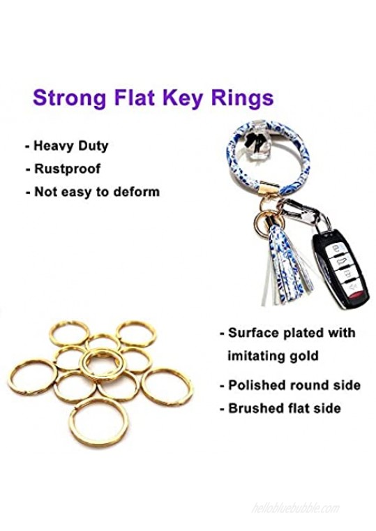 Key Rings for Keychain Car Keys Dog Tag Ring Crafts
