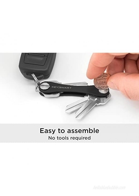 KeySmart Classic - Compact Key Holder and Keychain Organizer (up to 14 Keys)