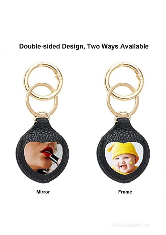 SNUG STAR Portable Round Bangle Keychain Credit Card Holder Pocket Bracelet Key Ring Coin Purse Wristlet Keyrings