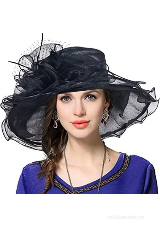 JESSE · RENA Women's Church Derby Dress Fascinator Bridal Cap British Tea Party Wedding Hat