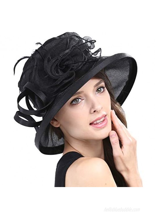 Original One Women's Kentucky Derby Tea Party Dress Church Fascinators Fancy Hats