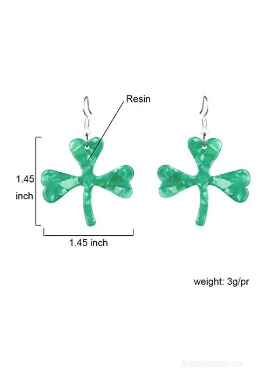St Patricks Day Fascinators Hair Clip Hat and Green Shamrock Earrings Set St Patricks Day Party Decorations for Women