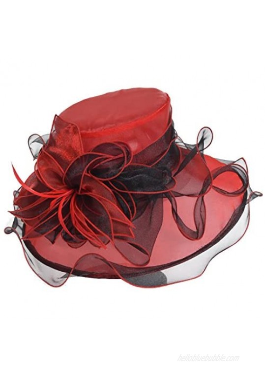 VECRY Women Church Derby Hats Tea Party Bridal Dress Wedding Hat