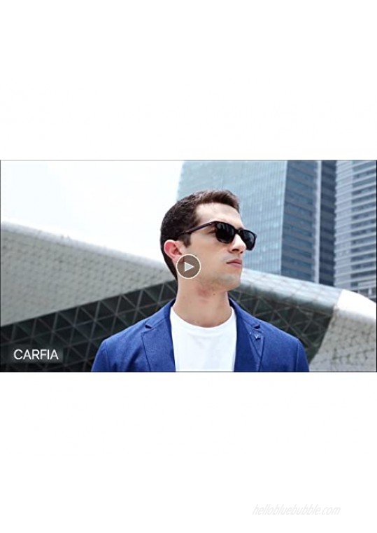 Carfia Polarized Men's Sunglasses UV400 Protection for Driving Fishing Hiking Golf Outdoor Sport Glasses
