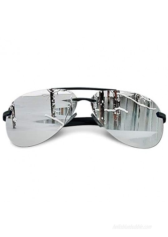 JODELA Aviator Polarized Sunglasses for Men Oversized Mirror Men’s Sunglasses with UV400 Protection