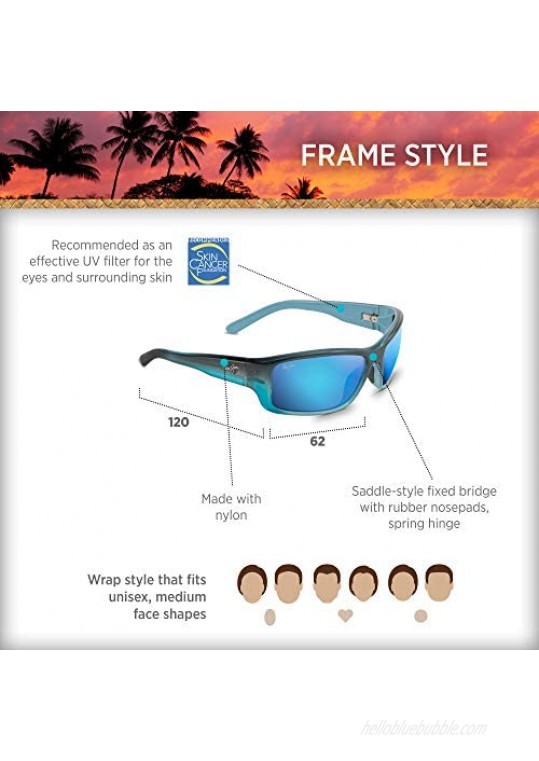 Maui Jim Barrier Reef Wrap Sunglasses