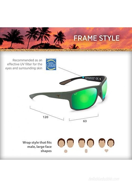 Maui Jim Men's Southern Cross Wrap Sunglasses