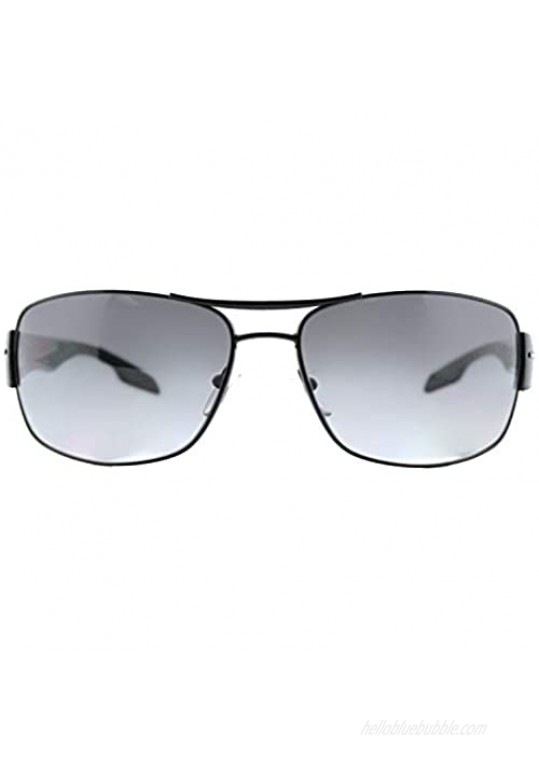 Prada Linea Rossa Men's PS 53NS Sunglasses Black/Polar Grey Gradient 65mm