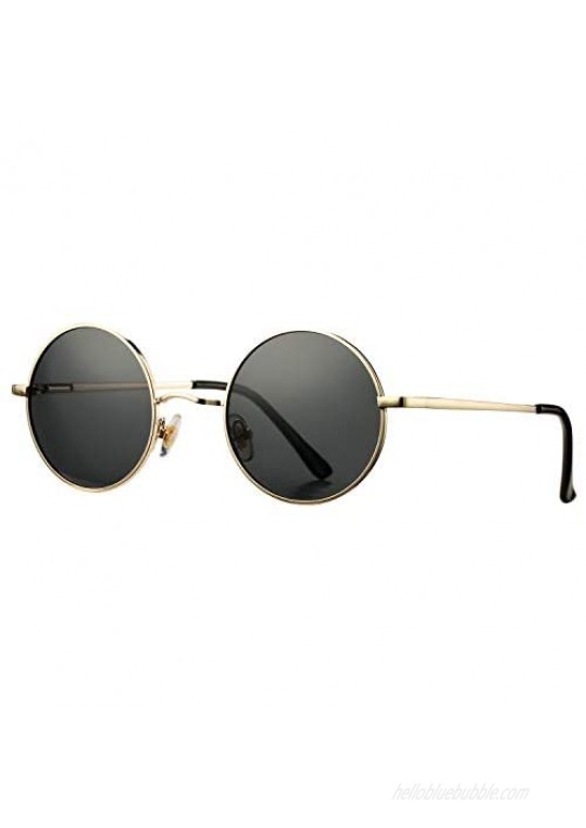 Pro Acme Retro Small Round Polarized Sunglasses for Men Women John Lennon Style