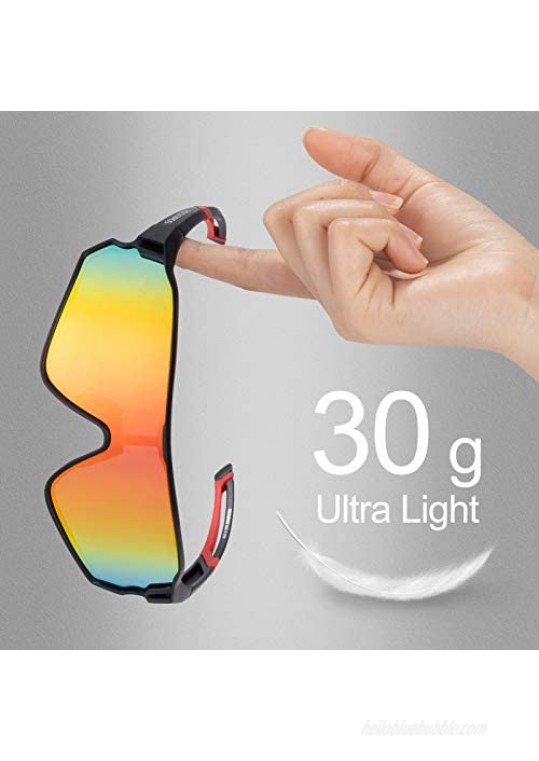 ROCKBROS Polarized Sunglasses for Men Women UV Protection Cycling Sunglasses