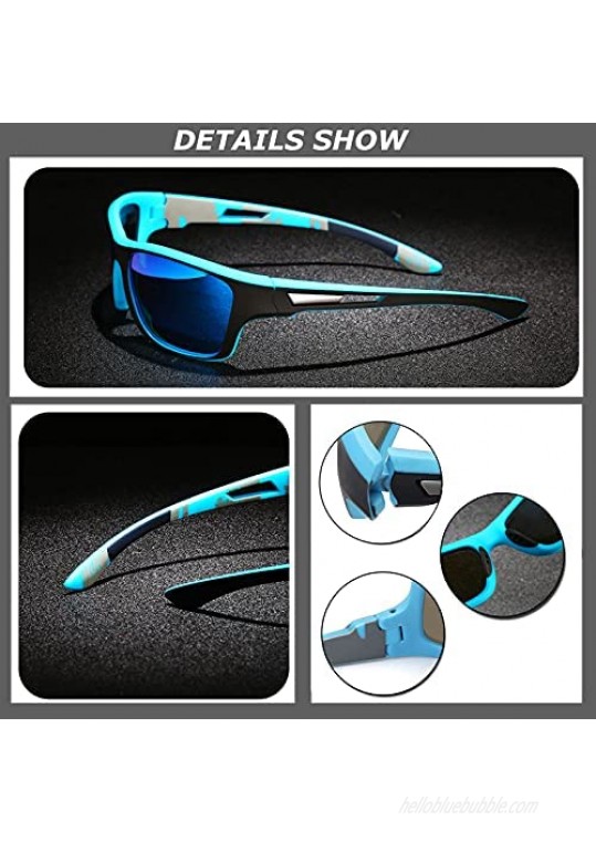 Sports Sunglasses Polarized Men Driving Cycling Fishing Running Sun Glasses UV400 Goggles Glasses rope