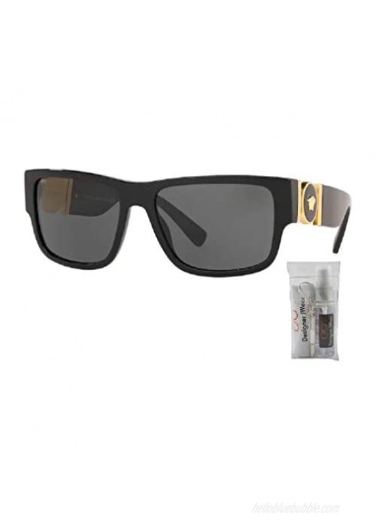 Versace VE4369 Pillow Sunglasses For Men+FREE Complimentary Eyewear Care Kit