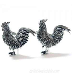 Kiola Designs Rooster Chicken Cufflinks