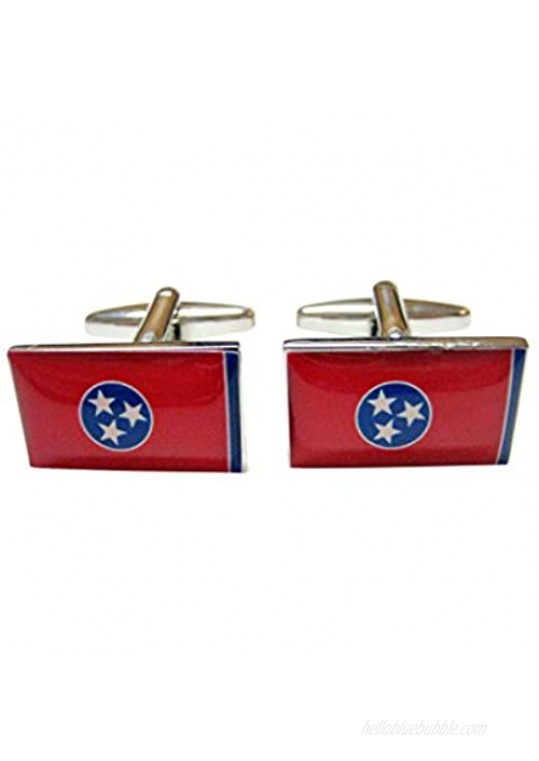 Kiola Designs Tennessee State Flag Cufflinks