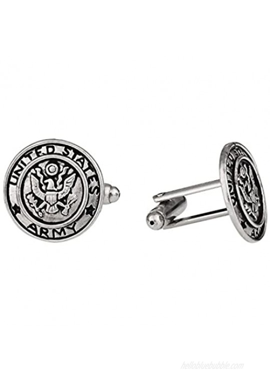 USA Military Cufflinks for Veterans with Travel Presentation Gift Box