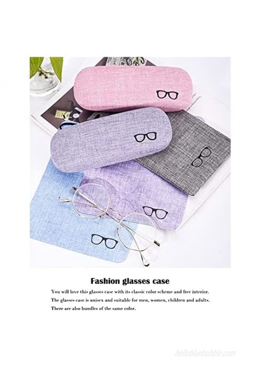 3 Sets Hard Shell Glasses Case Eyeglass Case Spectacle Case Box Protective Case