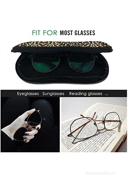 BLUBLU Eyeglasses Cases Men's and women's universal Sunglasses Case Carabiner Portable rotective Case For Glasses