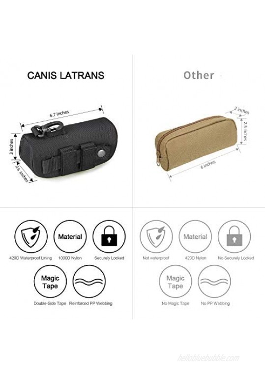 CANIS LATRANS Eyeglasses Hard Case Tactical MOLLE Sunglasses Case 1000D Nylon