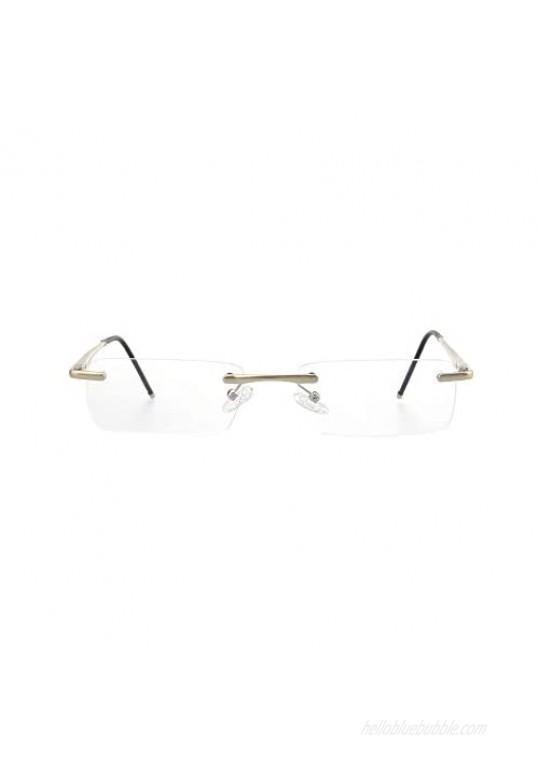Edison & King Clarity rimless reading glasses – an elegant accessory with premium lenses including blue light filter