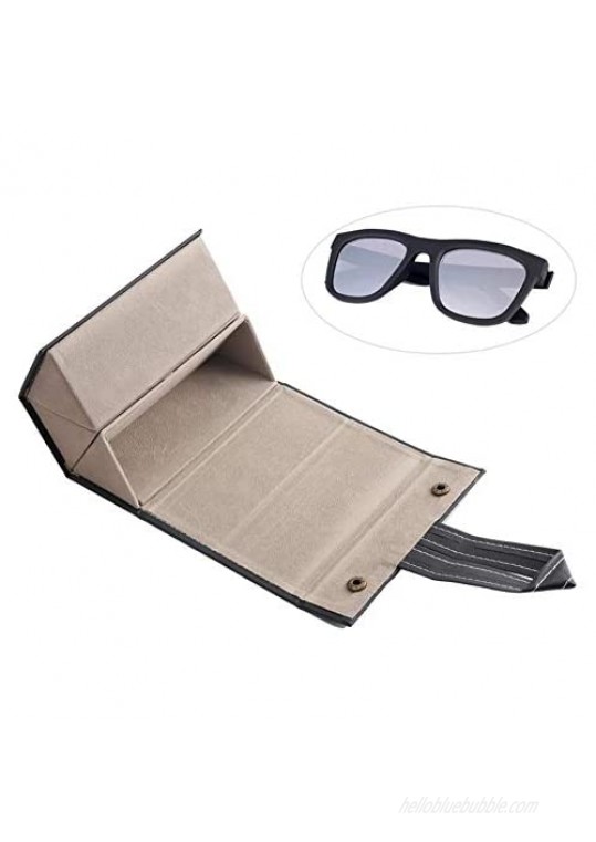 Multi-slot Travel Sunglasses Case -Portable Glasses organizer For Storage & Display