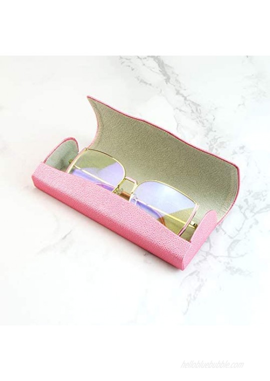 Portable Eyeglass Case Eyeglasses Bag for Reading Glasses Spectacles and Small Sunglasses Sturdy Pocket Size Cases